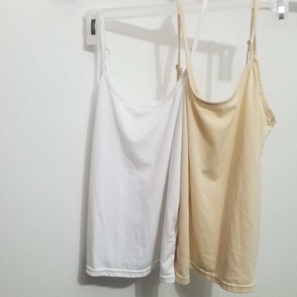 4 EUC spaghetti strap tops with adjustable strap lengths (size runs small) - Picture 2 of 6